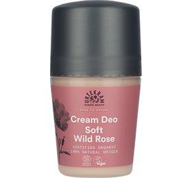 Urtekram Deo Cream Roll On med Vild Rose - 50ml