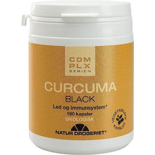 Økologisk Curcuma Black med Sort Peber - 180 Kapsler
