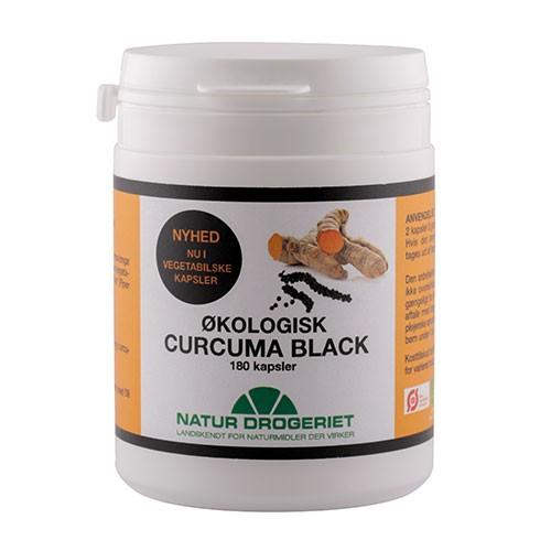 Økologisk Curcuma Black - 180 Kapsler Tilbud