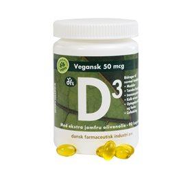 Dfi D3 Vitamin 50 Mcg Vegansk - 90 Kapsler til Sundhed