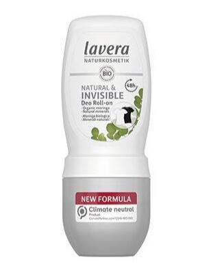Lavera Kropspleje Deo Roll On Invisible 50ml - Naturlig Friskhed