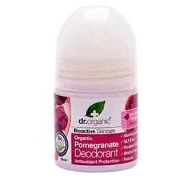Dr. Organic Deo Roll On med Granatæble - 50 ml