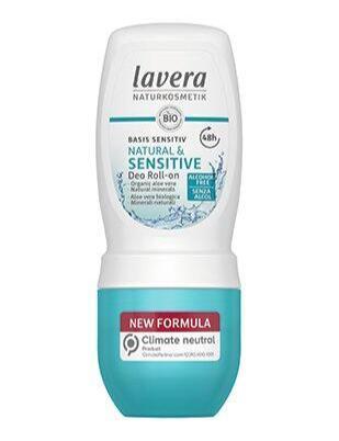Lavera Basis Sensitiv Deo Roll-On 50ml - Naturlig Friskhed