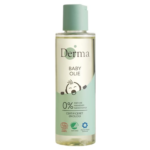 Derma Eco Baby Olie 150 Ml - Økologisk Badeolie til Baby