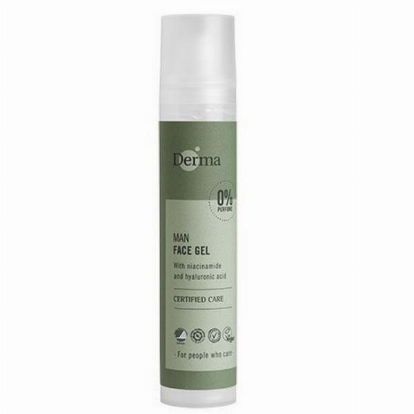 Derma Man Ansigt Gel 50 Ml - Hudpleje Til Mænd