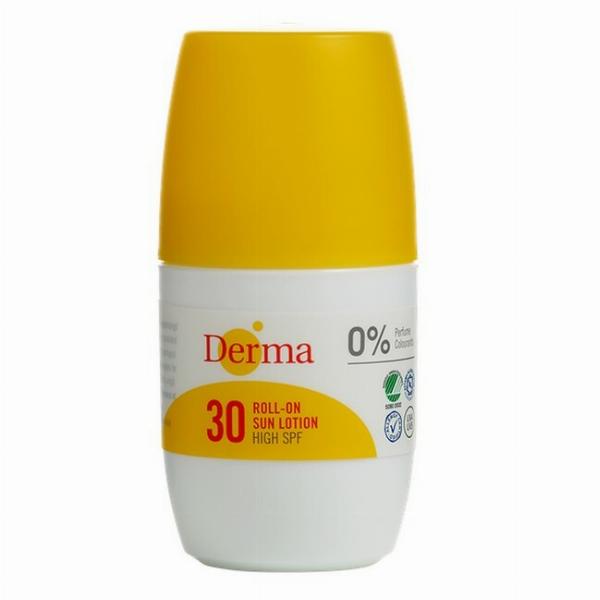 Derma Sollotion Roll-On SPF 30 - Solbeskyttelse 50 ml