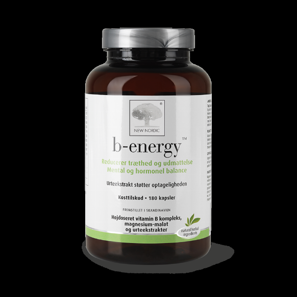 New Nordic B Energy 180 Tabl - Bekæmp træthed naturligt