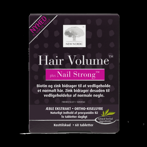 New Nordic Hair Volume & Nail Strong - Styrk dit hår og negle