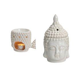 Fischer Pure Nature Duftlampe Buddha - Hvid Aromaterapi