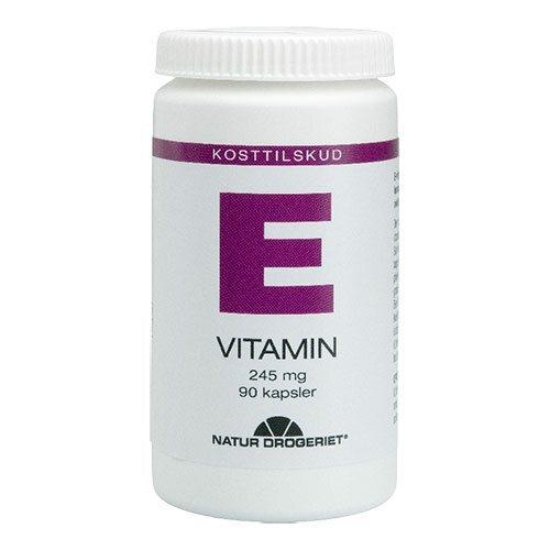 Natur-Drogeriet E-vitamin 90 kapsler - Beskyt dine celler