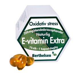 Berthelsen E Vitamin Ekstra 75 Kapsler - Sundhedstilskud