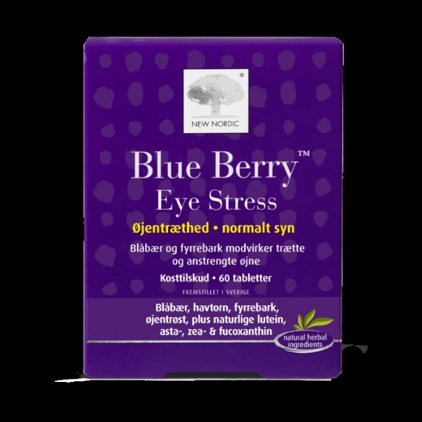 New Nordic Blue Berry Eye Stress - Støtte til trætte øjne