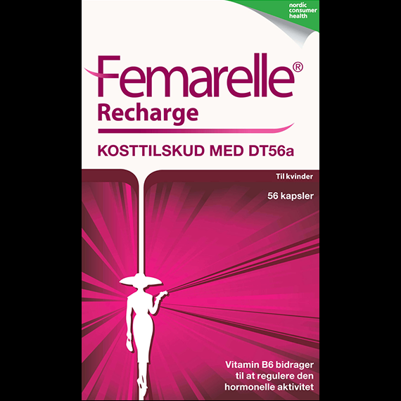 Femarelle Recharge 56 Kapsler til Overgangsalderen