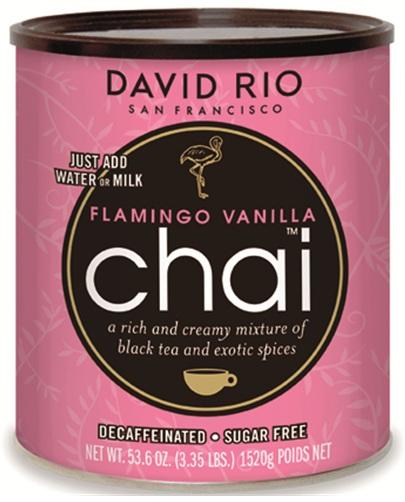 David Rio Flamingo Vanilje Chai 1520g - Koffeinfri Te