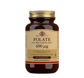Solgar Folat Metafolin 400ug - 50 Tabletter til Sundhed