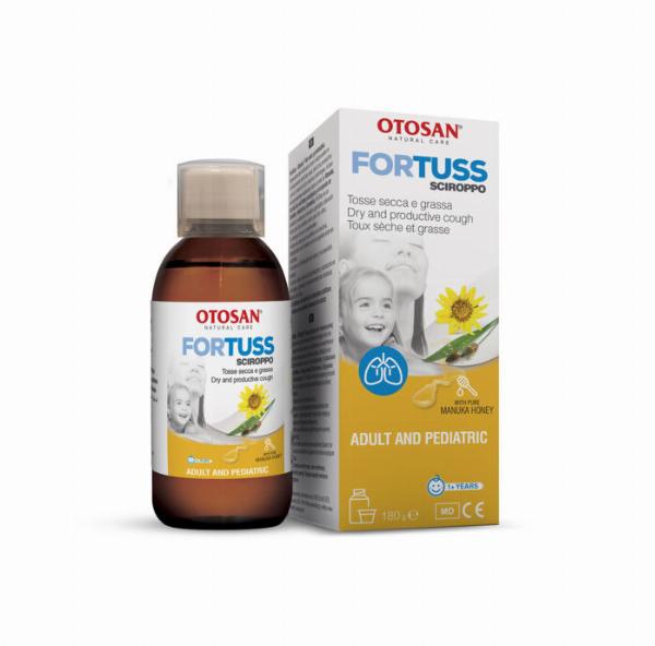 Fortuss Otosan Hostesaft med Manuka Honning til Børn