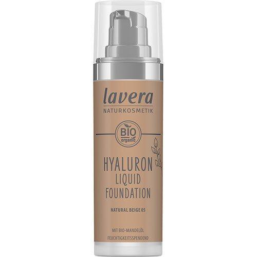 Lavera Hyaluron Foundation Natural Beige 30ml - Skønhedstilbud!