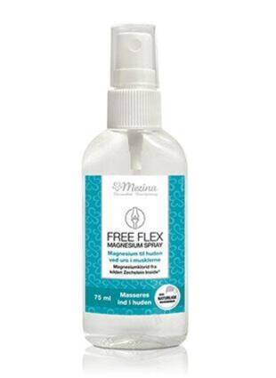 Mezina Free Flex Magnesium Spray 75ml - Lindring til benene