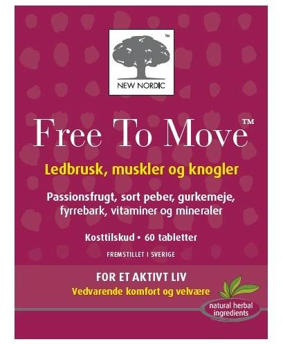 Free To Move 60tab - Styrk dit bindevæv naturligt!