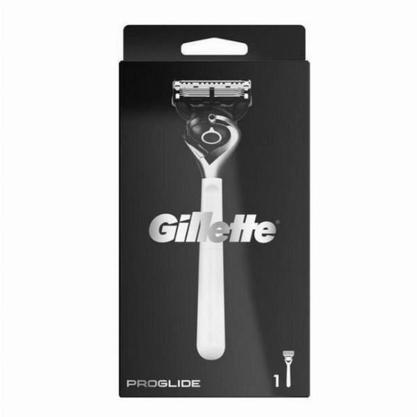 Gillette Proglide Monochrome Barberkniv - Hvid