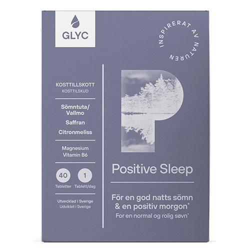 Glyc Positive Sleep 40tab - Forbedr din søvn naturligt!