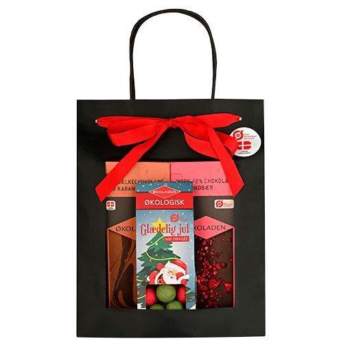 Gourmet Gavepose med Chokolade og Hasselnødder 240g