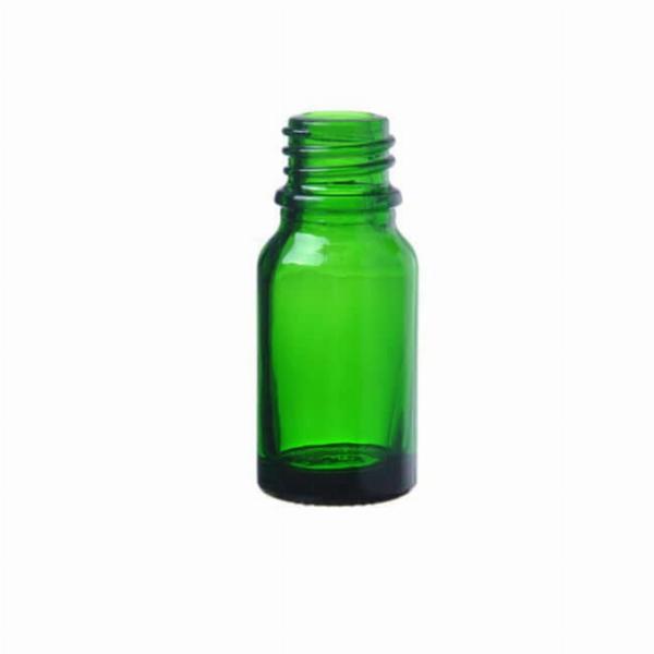 Grøn Glasflaske 5 Ml til Æteriske Olier - Hurtig Levering!