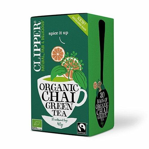 Clipper Økologisk Grøn Te Chai - 40g