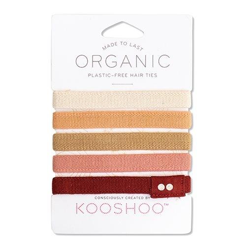 Kooshoo Hårelastik Ginger - 5 Stk Økologiske Elastikker