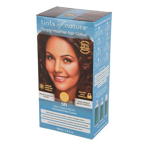 Tints Of Nature Økologisk Hårfarve 5R Rig Kobberbrun 130ml