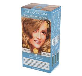 Tints Of Nature Hårfarve 7D Medium Gylden Brun - 130 ml