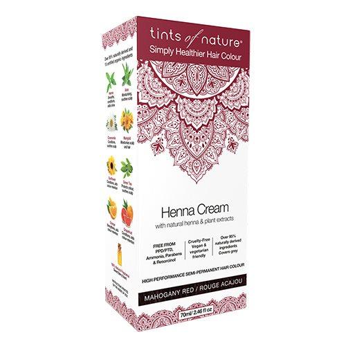 Hårfarve Henna Creme Mahogany Red - Tints Of Nature 70 ml