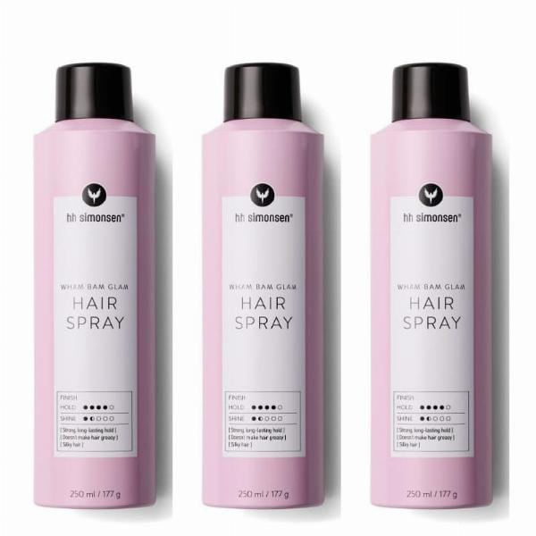 Hh Simonsen Hairspray 250ml - Pakke med 3 Stk