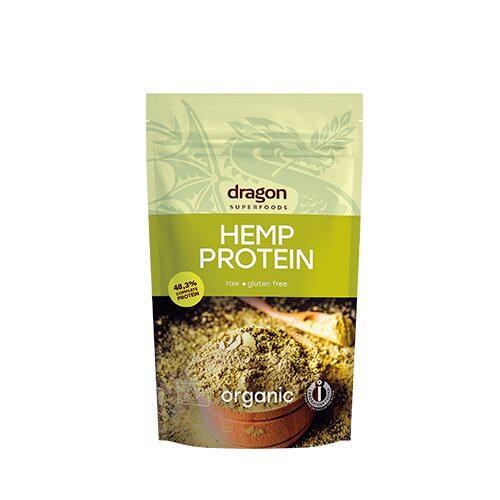 Økologisk Hampe Protein Pulver fra Dragon Superfoods - 200g