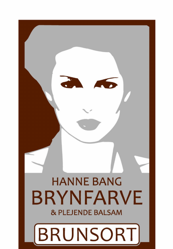 Hanne Bang Brunsort Øjenbrynsfarve - Hurtig & Holdbar Farvning