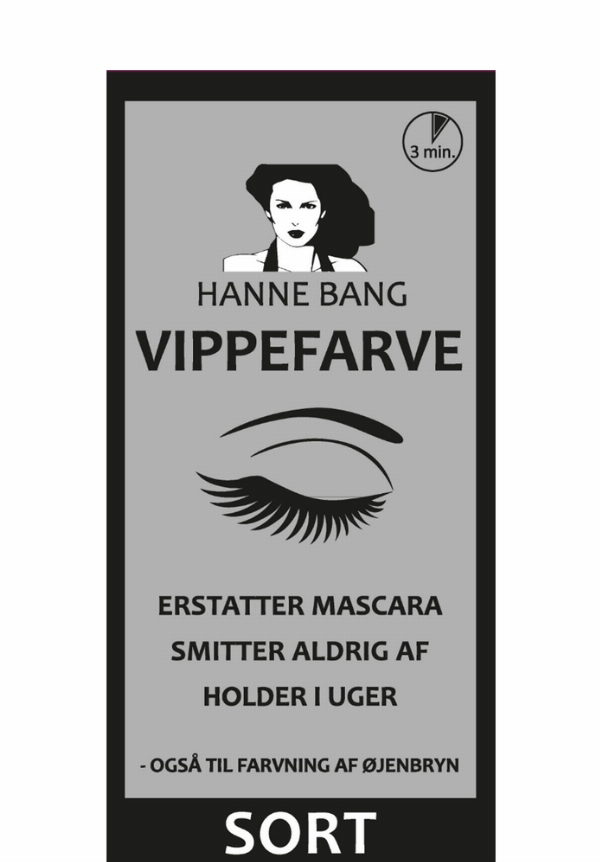 Hanne Bang Vippefarve Sort - Intens Øjenvippefarve