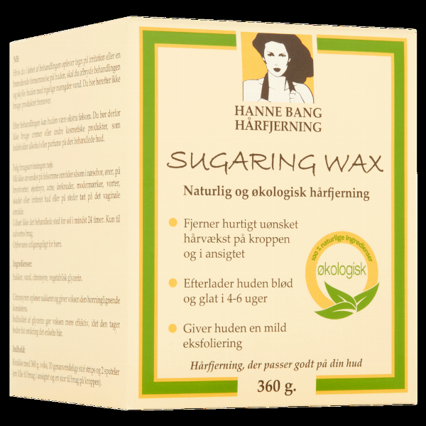 Hanne Bang Økologisk Sugaring Voks 360 G - Effektiv Hårfjerning