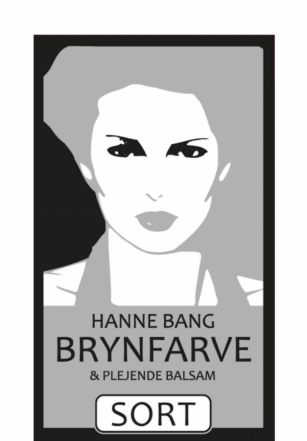 Hanne Bang øjenbrynsfarve - Sort til nem farvning