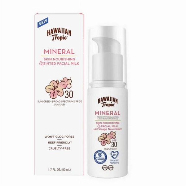 Hawaiian Tropic Mineral Ansigtsbeskyttelse SPF 30 - 50 Ml