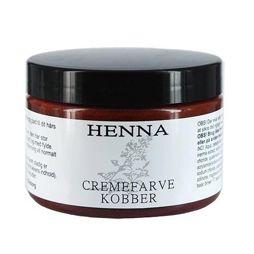 Henna Cremefarve i Kobber - 120ml til Glødende Hår