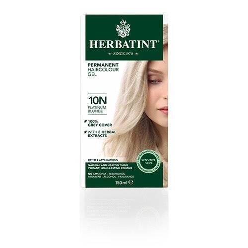 Herbatint 10N Permanent Hårfarve - Platinium Blond 150ml