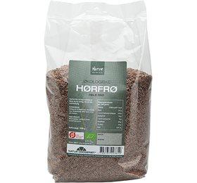 Økologiske Hørfrø Hele - 1 kg til bagning og madlavning