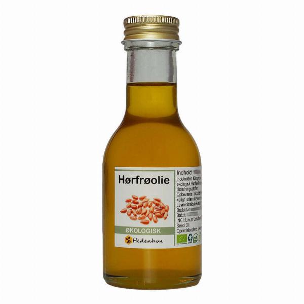 Økologisk Hørfrøolie 100 ml - Rig på Omega 3