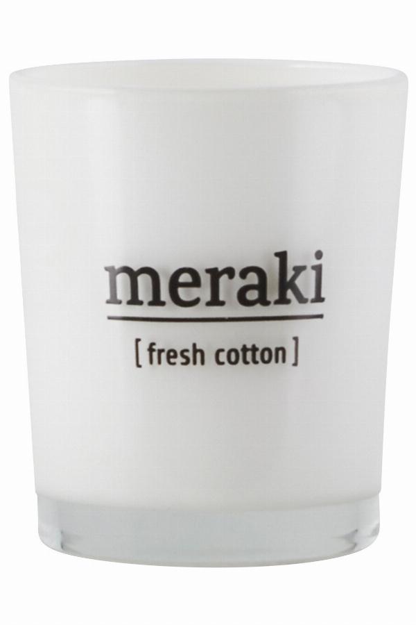 Meraki Duftlys Fresh Cotton - Forfriskende Aroma