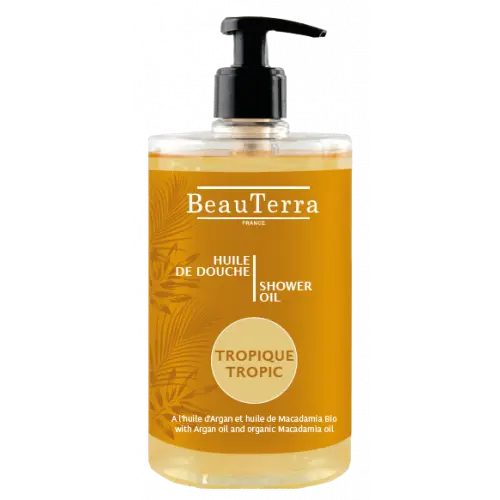 Beau Terra Shower Oil Tropic 750ml - Skummende Luksus!