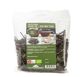 Hvid Te Pai Mu Tan Økologisk 50g - En sjælden delikatesse