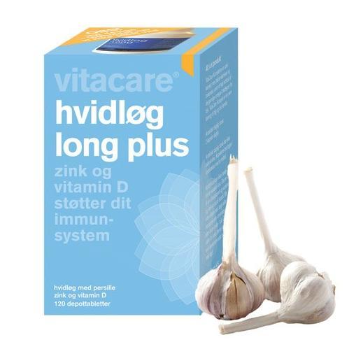 Vitacare Hvidløg Long Plus 120 tabletter - Sundhedstilskud