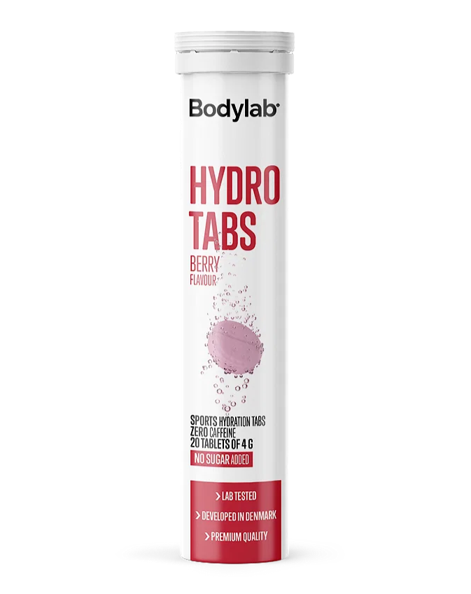 Bodylab Hydro Tabs 20 stk - Bærsmag til sportdrik