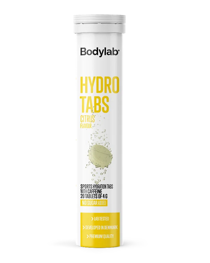 Bodylab Hydro Tabs 20 stk - Citrus Smag, Koffein & Vitaminer