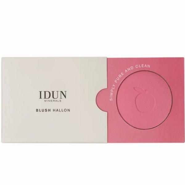 Idun Minerals Pressed Blush i Hallon - Makeup Tilbud